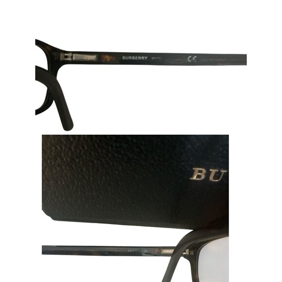 BURBERRY Square Frame Optical Glasses 0BE2272 3029 53mm Tortoise Rim Eyeglasses - Picture 5 of 9